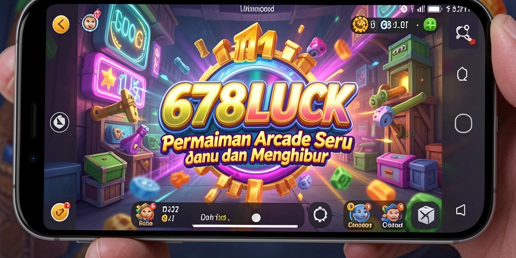 Tampilan gameplay 678LUCK yang menantang dan penuh warna.