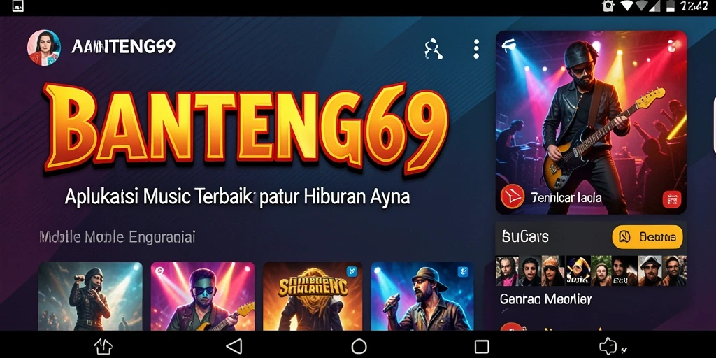 Tampilan antarmuka BANTENG69 yang menarik dengan musik yang menggugah semangat.