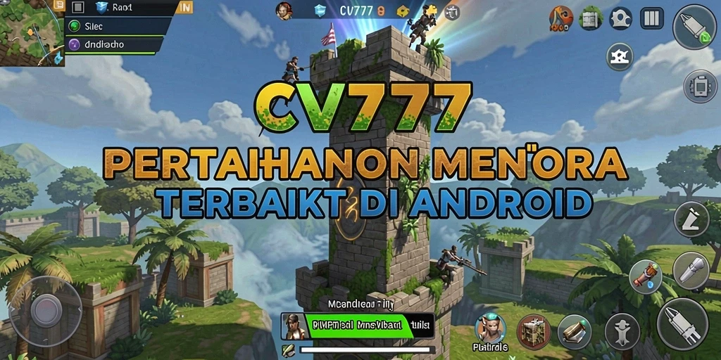 Tangkapan layar gameplay menampilkan aksi Tower Defense yang intens.