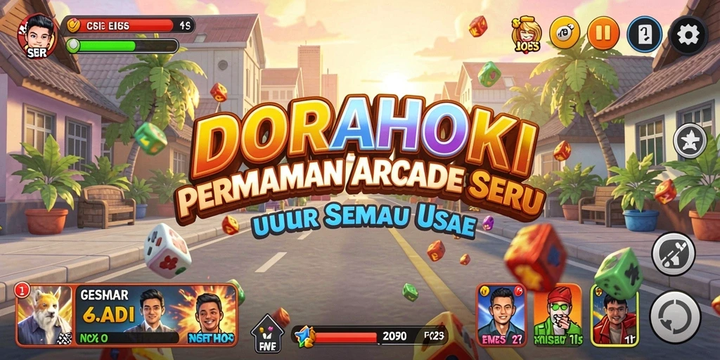 Gameplay seru DORAHOKI yang menantang dan mengasyikkan.
