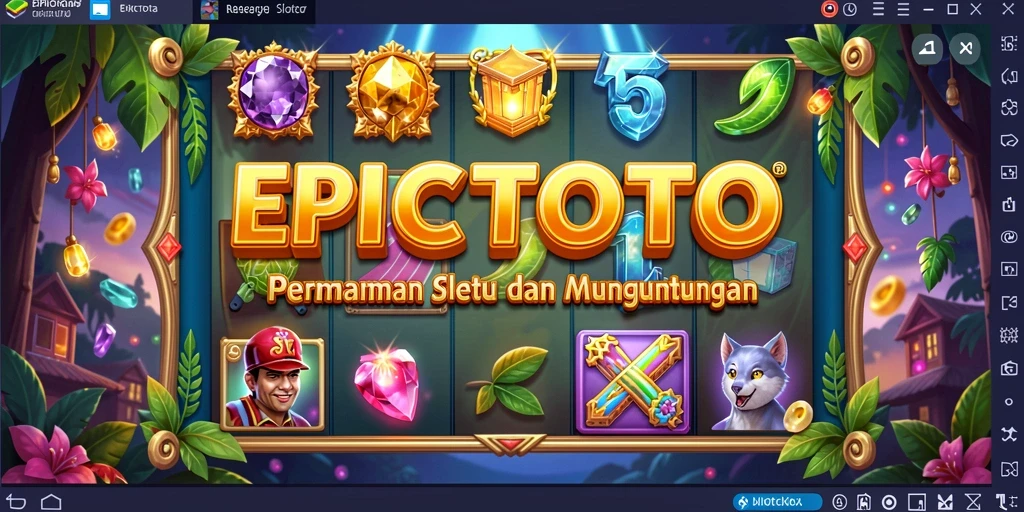 Tampilan menawan dari gameplay EPICTOTO yang menarik.