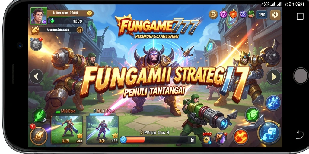 Tampilan gameplay strategis di FUNGAME777 yang menarik.