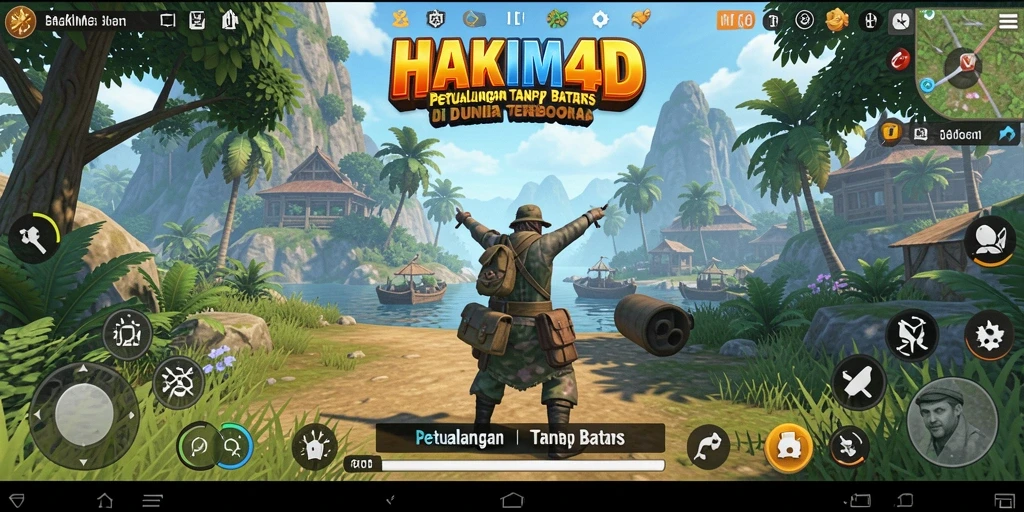 Gambaran gameplay menakjubkan dalam dunia terbuka HAKIM4D.