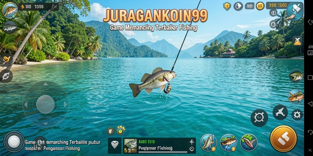 Tangkapan ikan yang besar di JURAGANKOIN99 saat bermain.