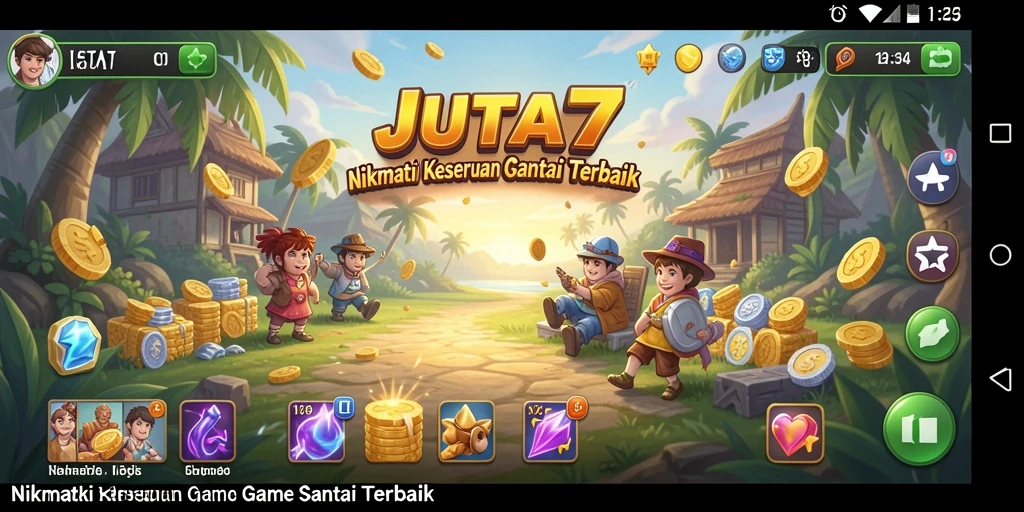 Screenshot JUTA7 menampilkan aksi gameplay yang dinamis dan menarik.