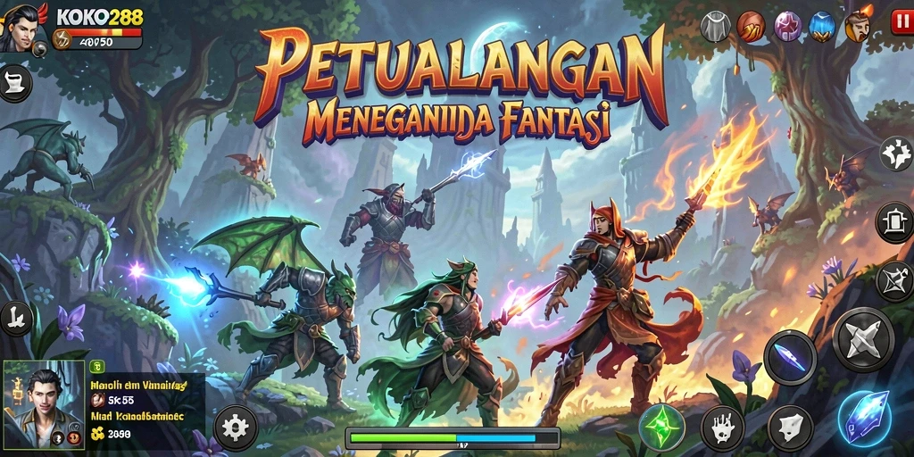 Gameplay KOKO288 yang menegangkan dengan pemandangan alam yang indah.