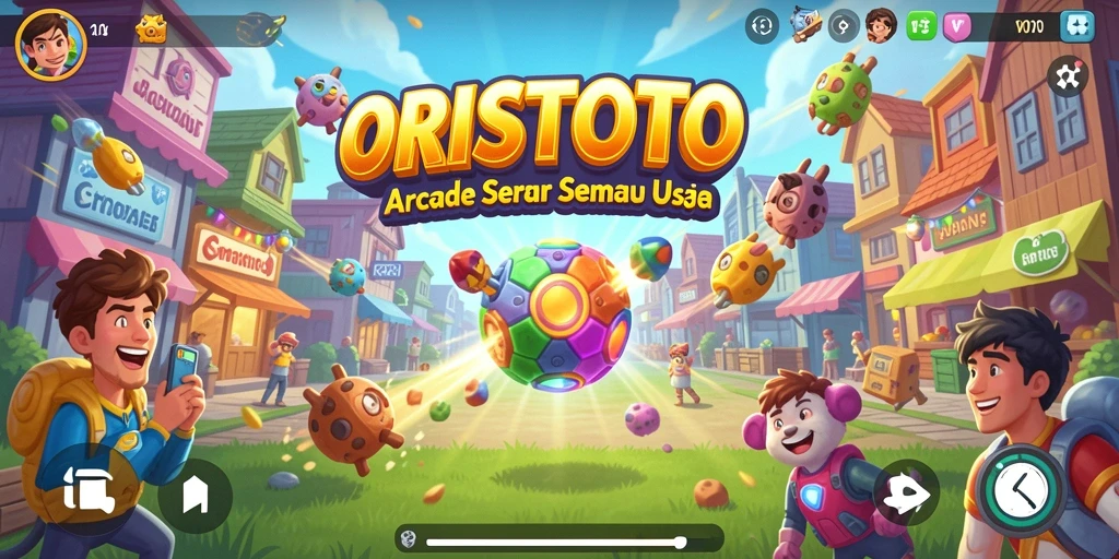 Tampilan seru dari gameplay <strong>ORISTOTO</strong> yang menantang.