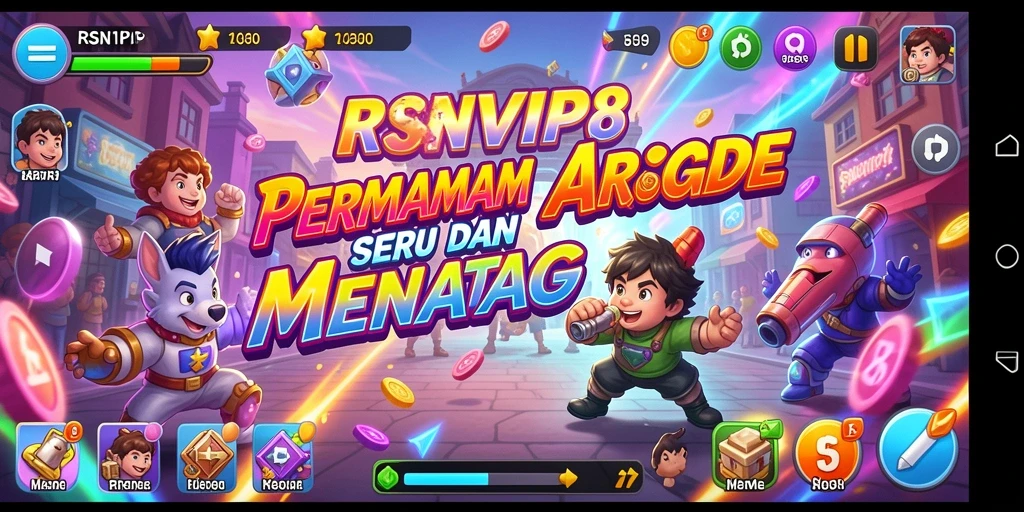 Tampilan gameplay seru dan menantang dari RSNVIP8.