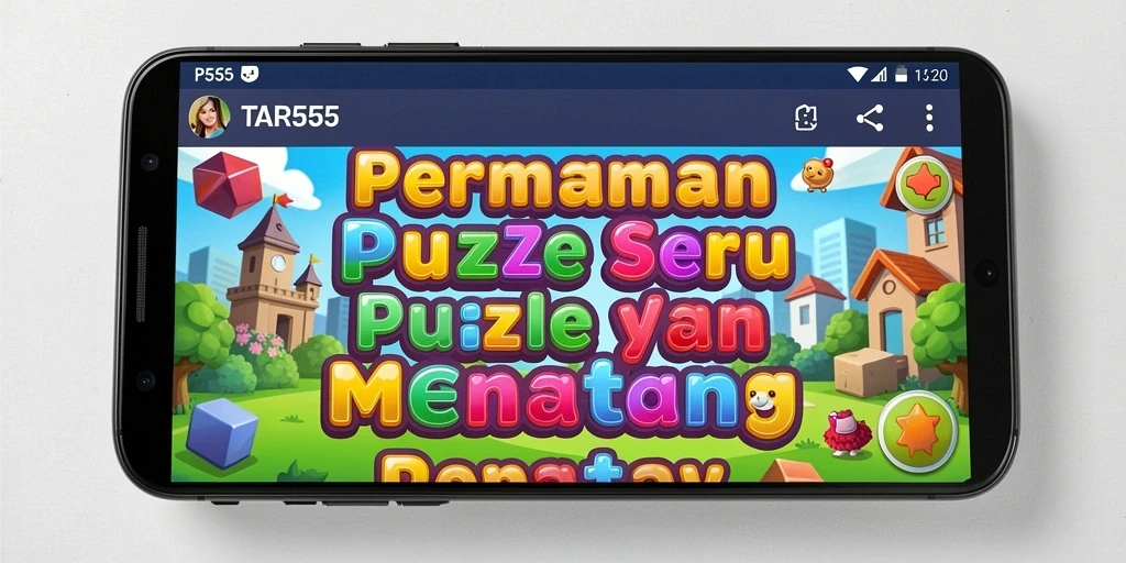 Tampilan gameplay seru dari TAR555 yang menyajikan teka-teki menantang.