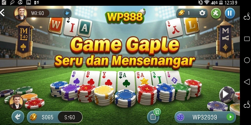Tampilan gameplay Gaple yang seru dan interaktif di WP888.